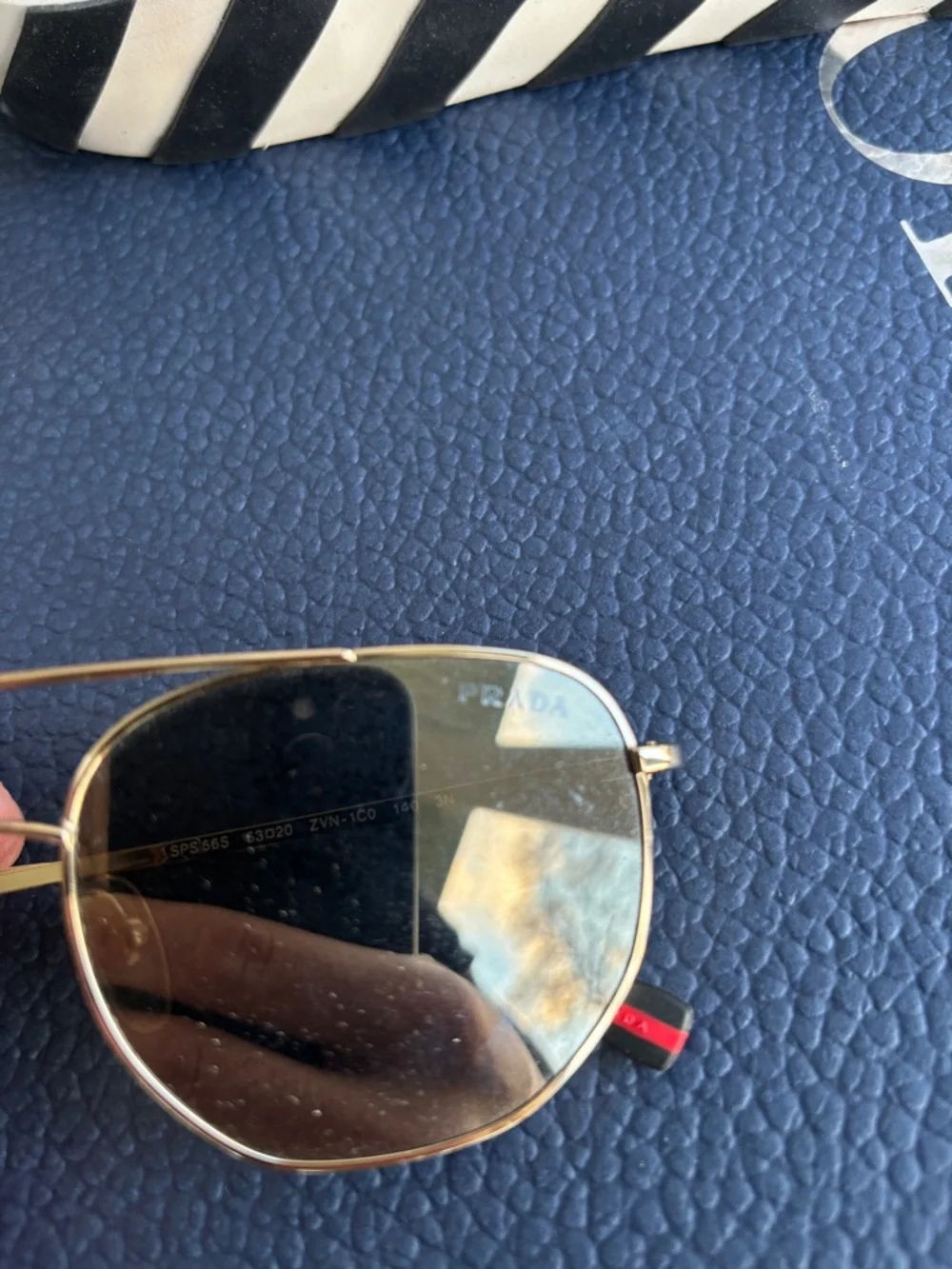 Prada SPS56S Fashion Pilot Sunglasses - Picture 7 of 7